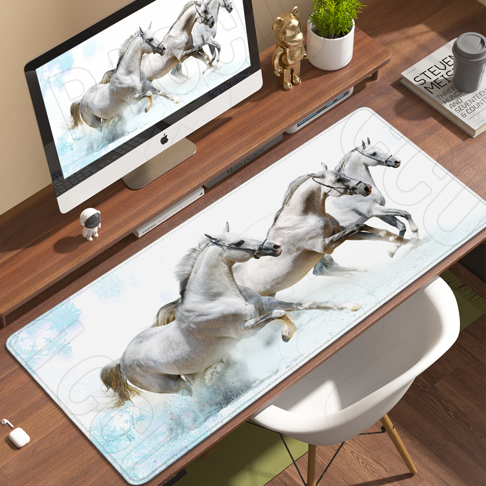 Gaming Keyboard Typewriter - HD print Cool horse Art Design