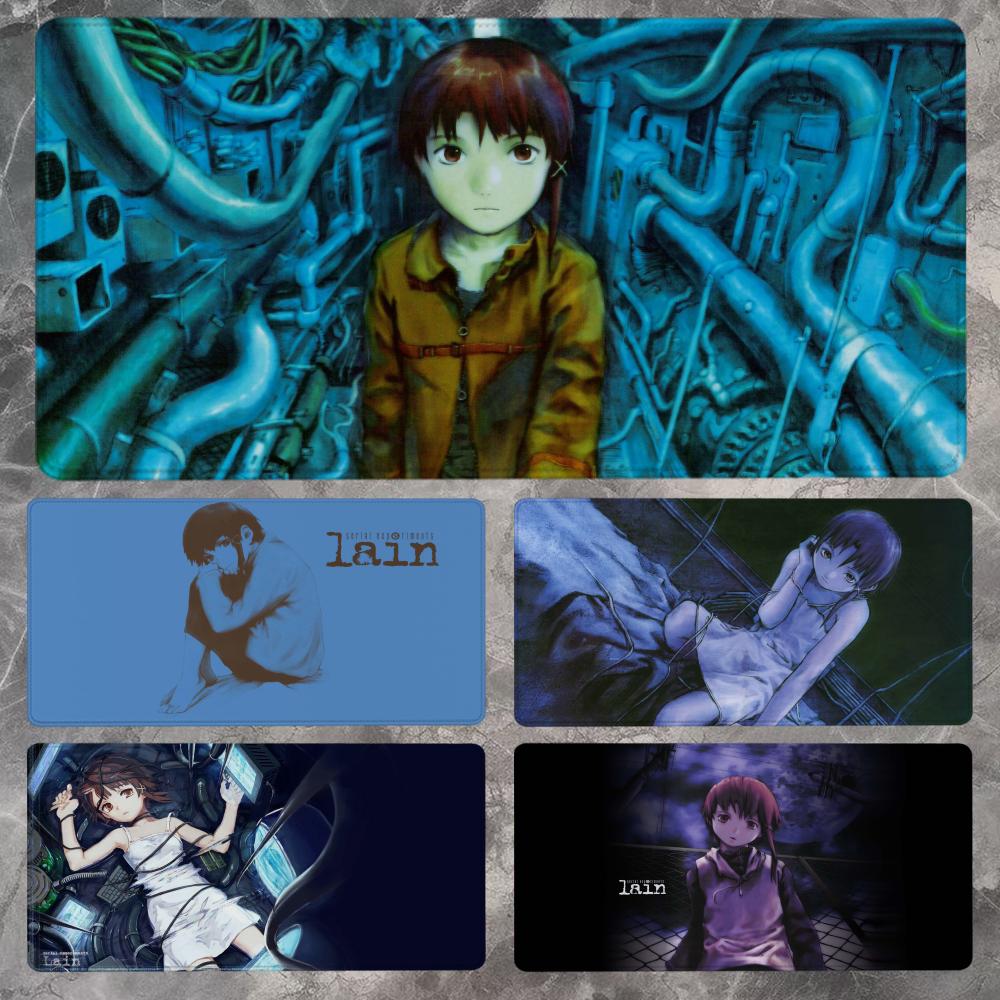 Gaming Keyboard Non Mechanical - Lain Serial Experiments Mouse Pad 90x40CM