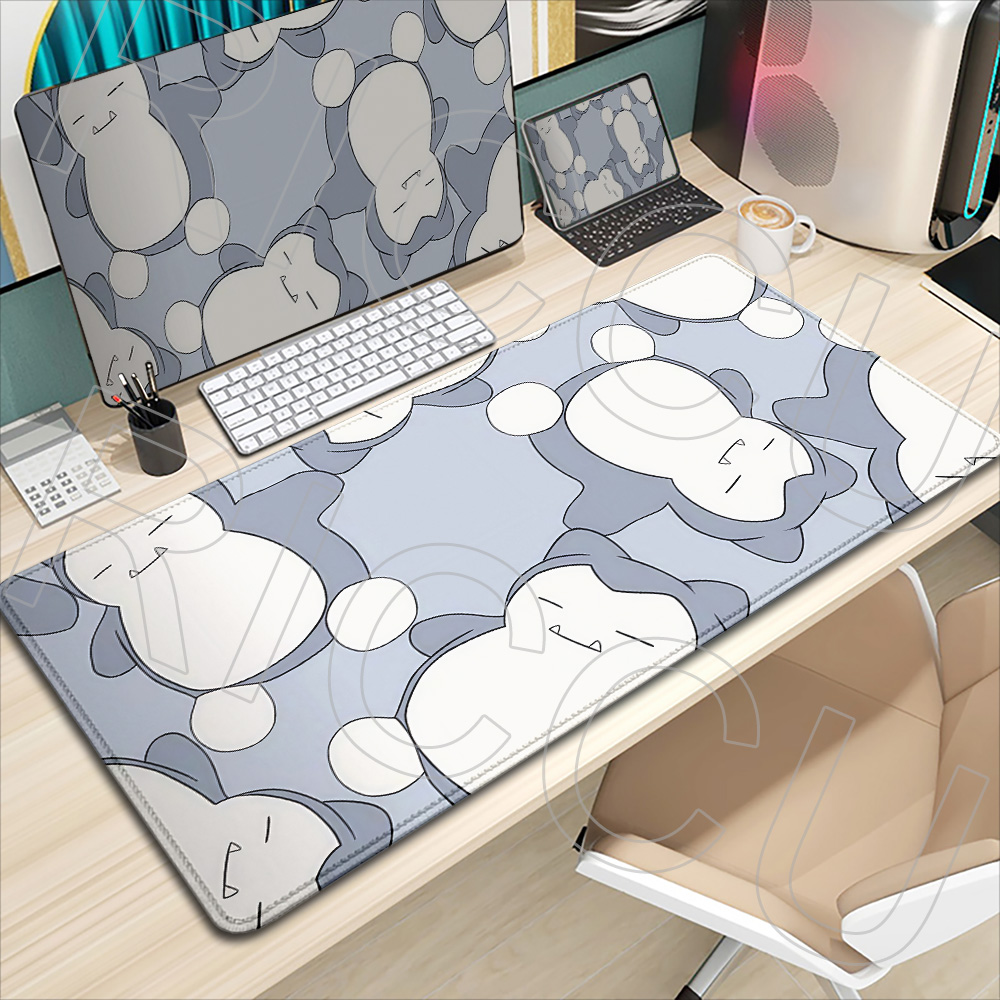 Gaming Keyboard Typewriter - HD Printing Mouse Pad Pokemon Snorlax