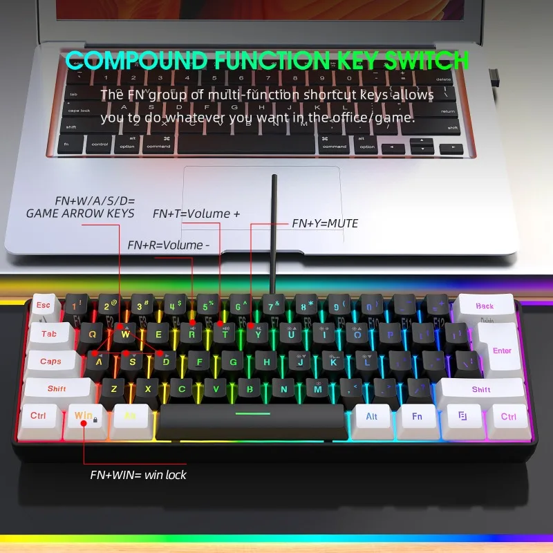 Keyboard and Mouse 60% Compute - Gaming Keyboard And Mouse For Xbox review and price