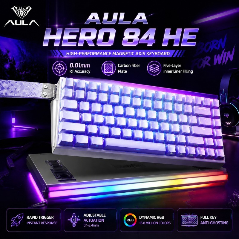 AULA HERO84 Magnetic Gaming Me - Gaming Keyboard He review and price