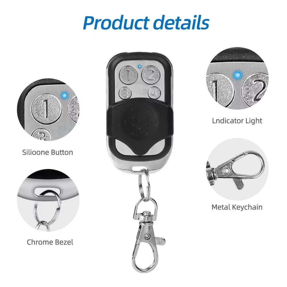 4 Buttons Remote Control 330MH - Switch Opener Tool review and price