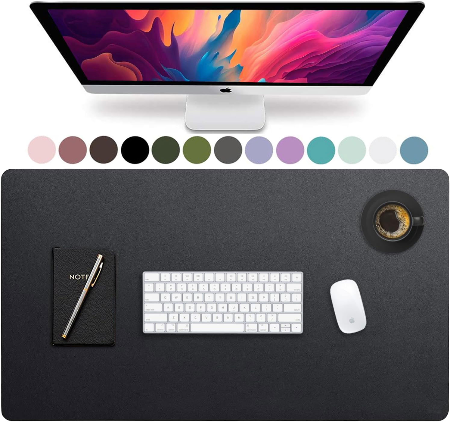Large Size Leather Desk Pad,Of - Gaming Keyboard And Mouse review and price