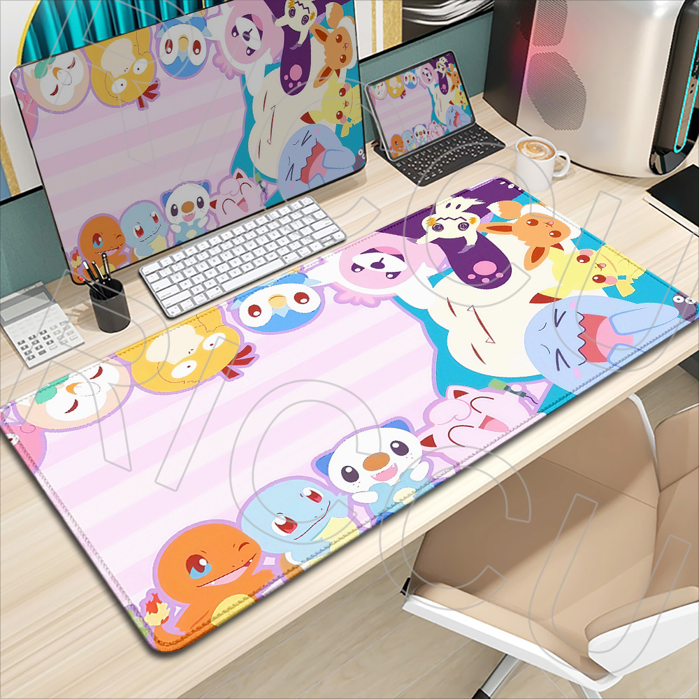 HD Printing Mouse Pad Pokemon  - Gaming Keyboard Typewriter review and price