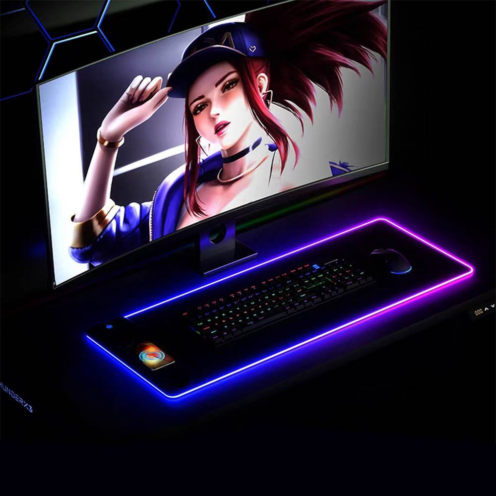 RGB mouse pad with wireless ch - Gaming Keyboard Mouse Wireless review and price