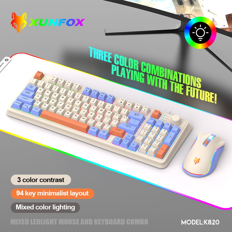 K820 USB Wired Game Keyboard M - Gaming Keyboard And Mouse For Xbox review and price
