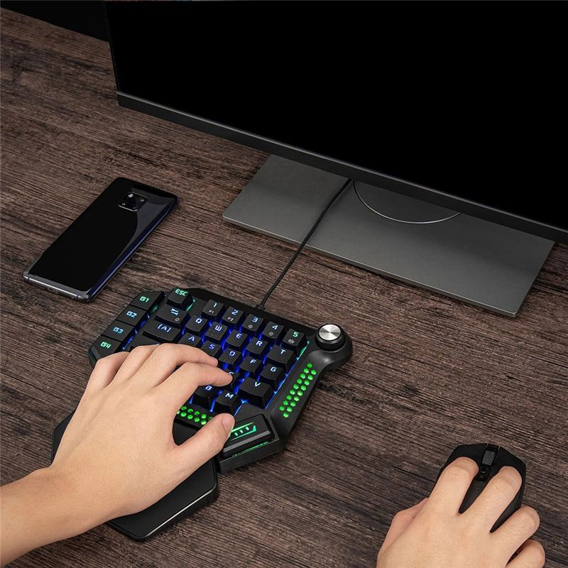 AEF6-One-Handed Mechanical Gam - Gaming Keyboard Training review and price
