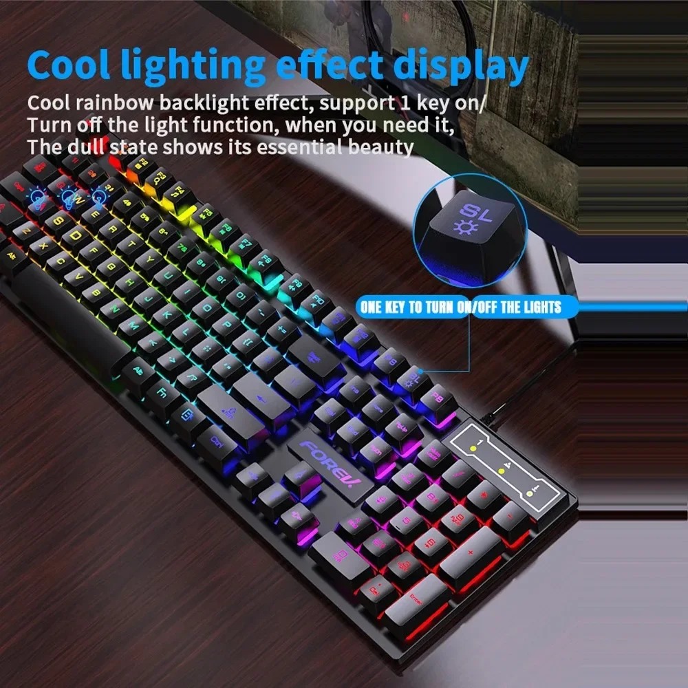 Kebidumei 104 key Backlit Mech - Gaming Keyboard And Mouse For Xbox review and price