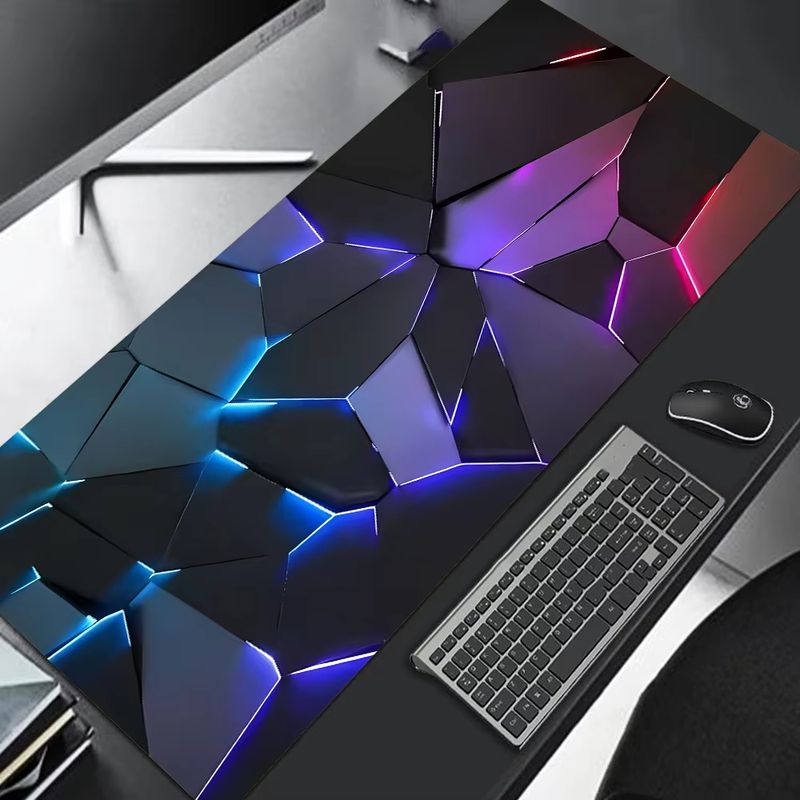 VIKAMA Black Neon Broken Rock  - Gaming Keyboard Typewriter review and price